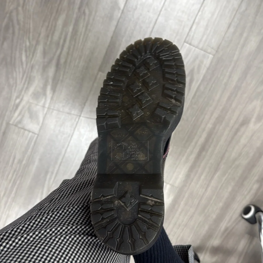 Dr. Martens 8053 Black + Pink Arcadia Leather Platform Casual Shoes UK6 W8 NIB - Picture 4 of 8